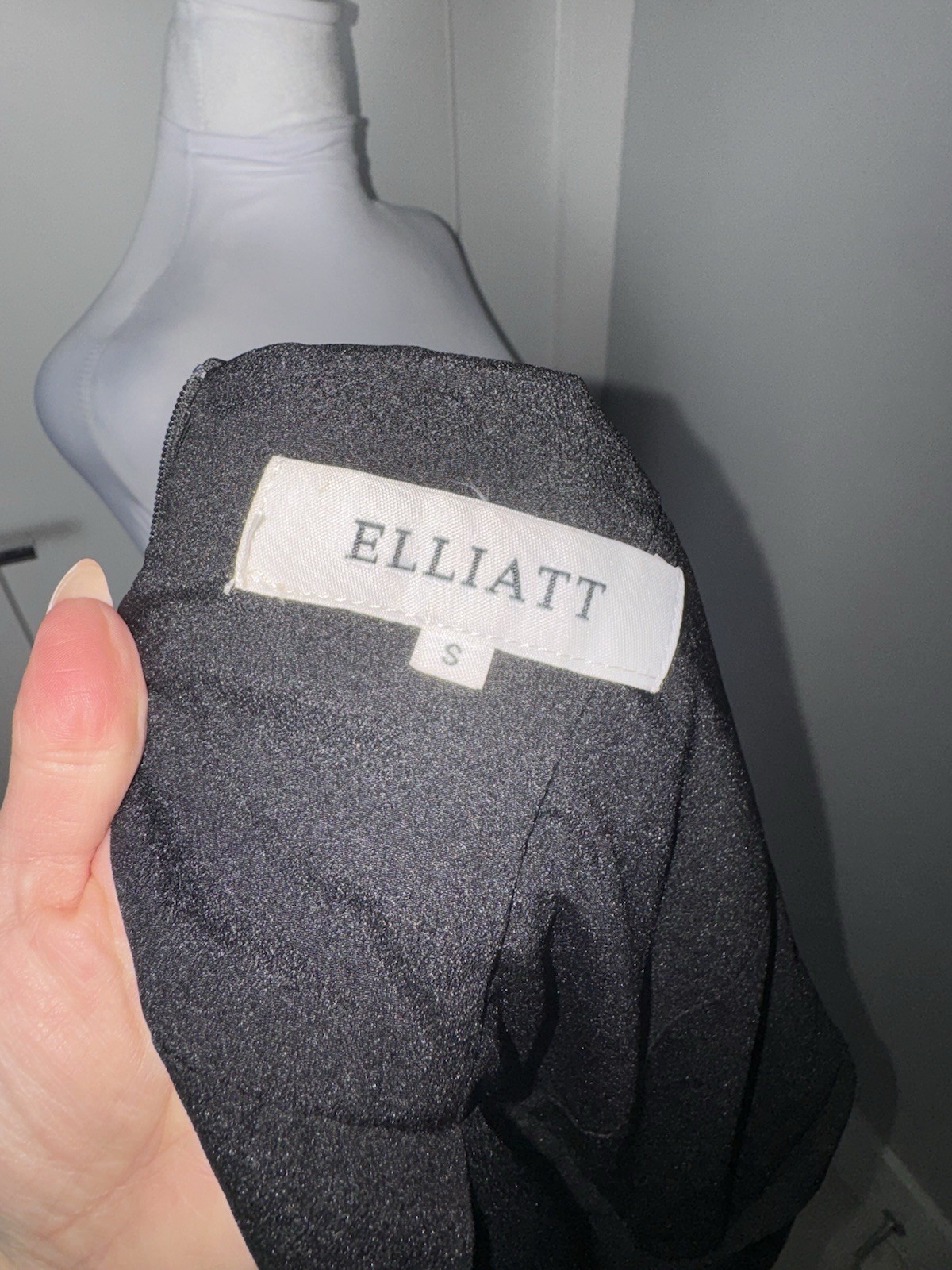 Elliatt X Revolve Camo Dress in Black/ Size Small