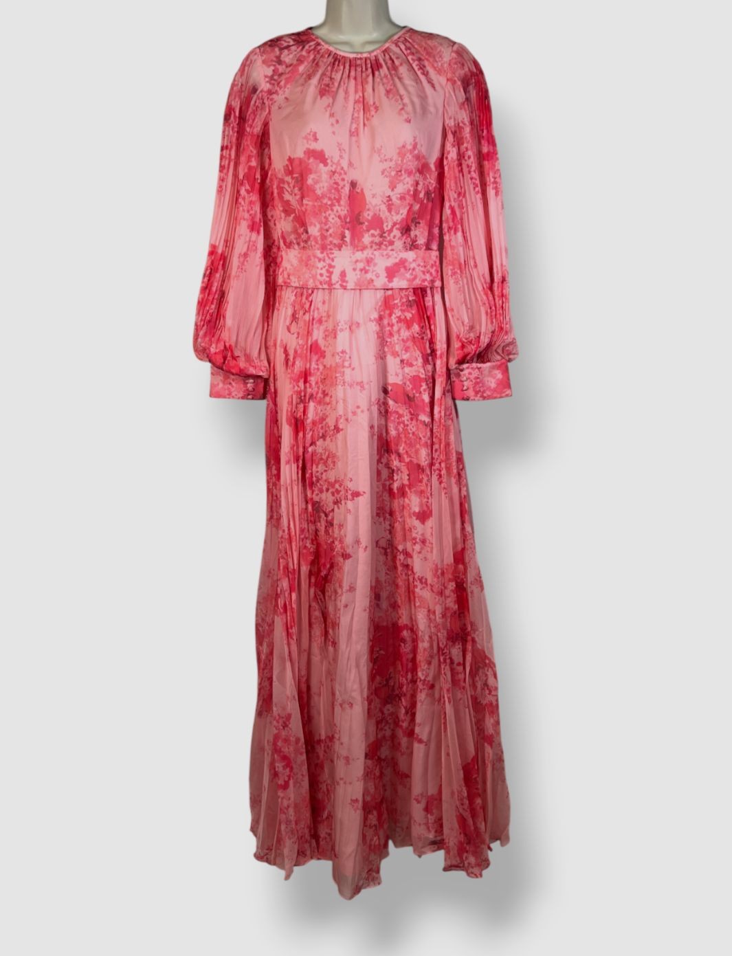 Rickie Freeman for Teri Jon Women’s Pink Floral Gown Dress Size 8