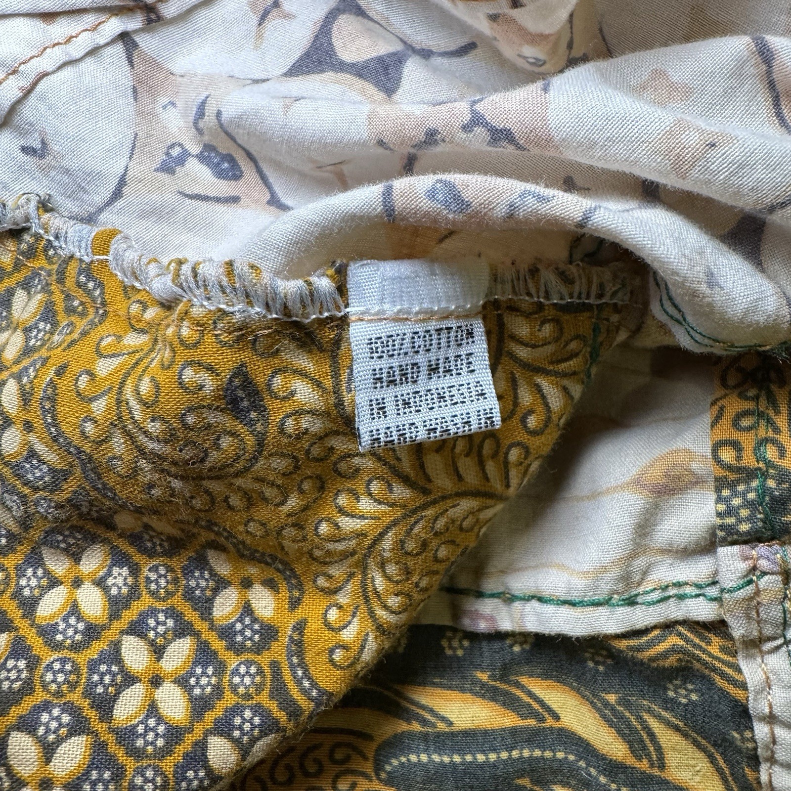 Jaded Gypsy Patchwork Quilt Midi Dress Size Small/Med Boho Prairie Cottagecore