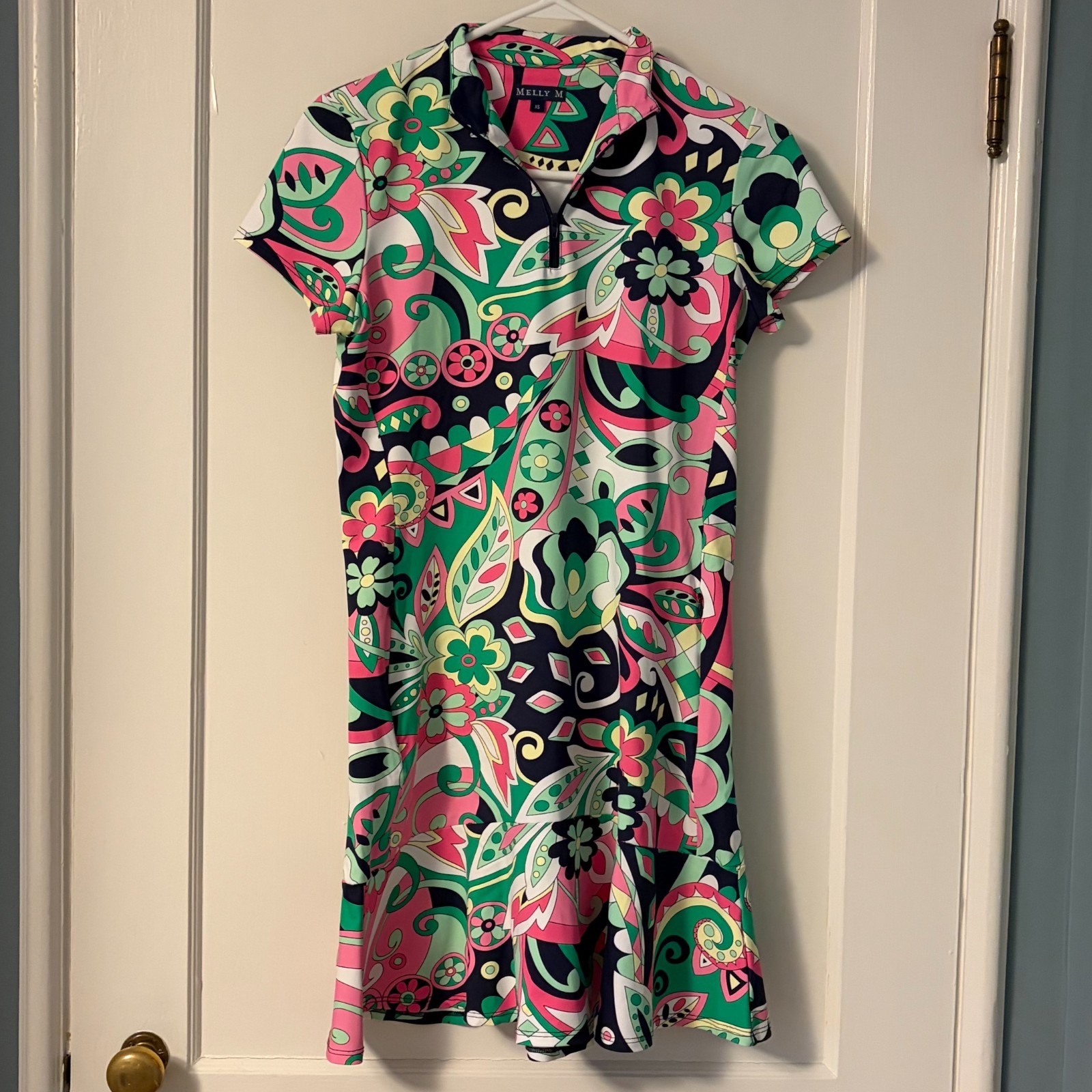 Melly M mini dress golf size XS preppy colorful retro athletic workout