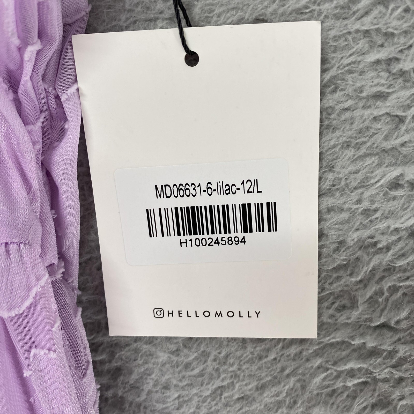 Hello Molly Strapless Sweetheart Midi Dress Womens Large Floral Tiered Lilac