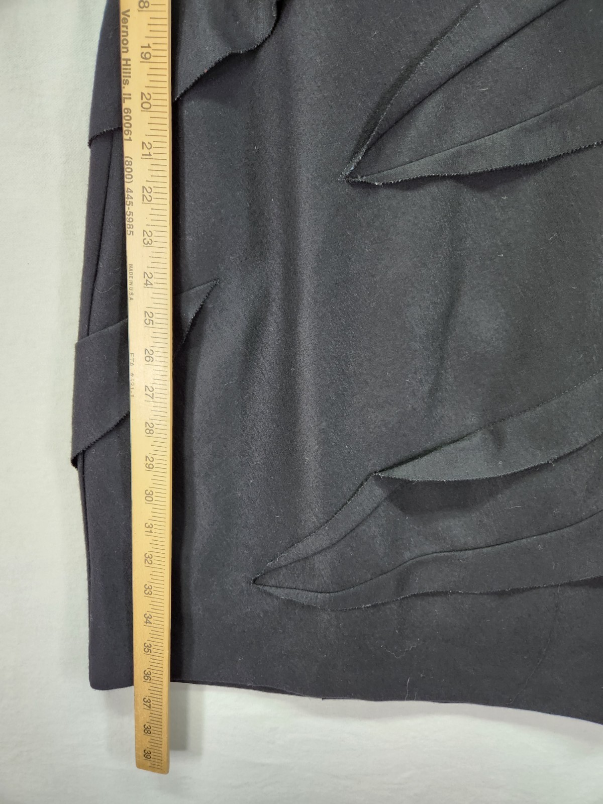 Diane Von Furstenberg Women Wool Blend Sheath Dress Size 12 Black