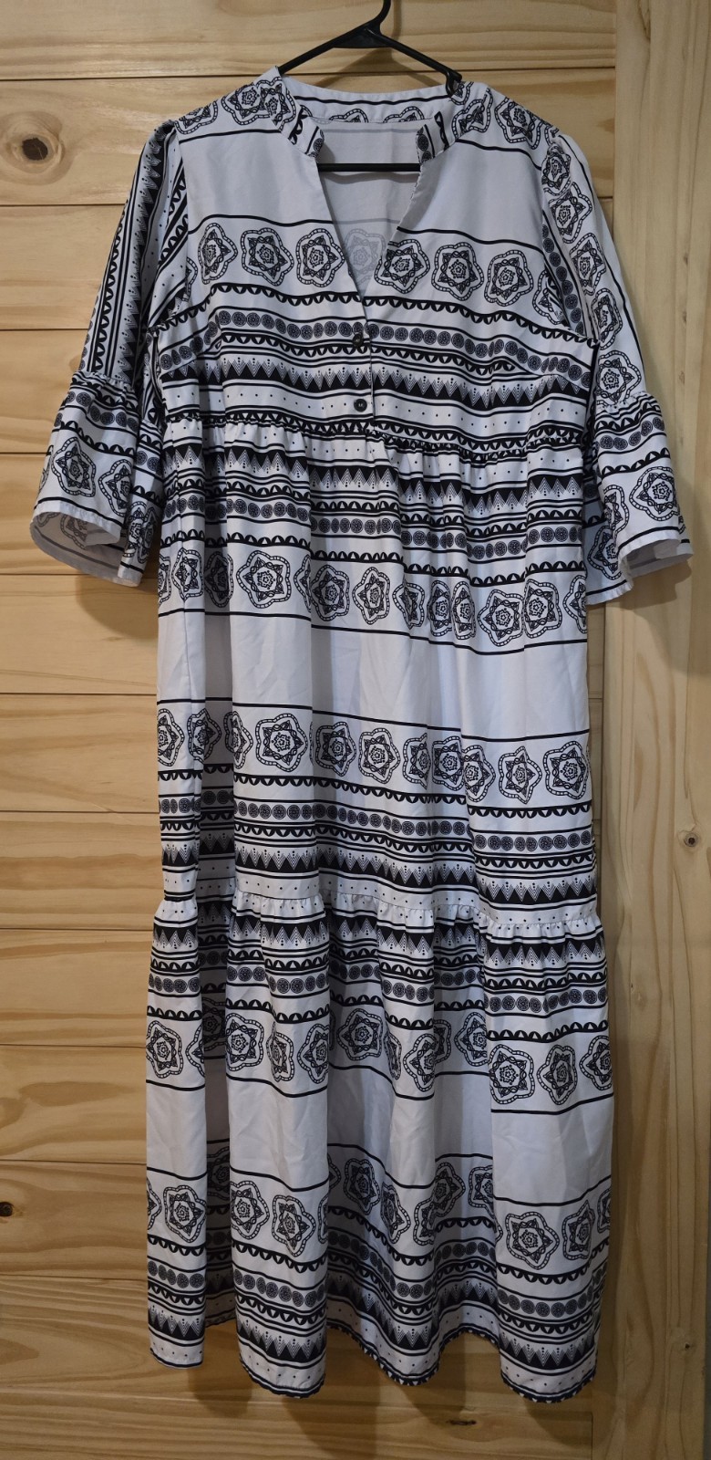 2 New Womens Boho Print Size 12 XL Shein Dresses