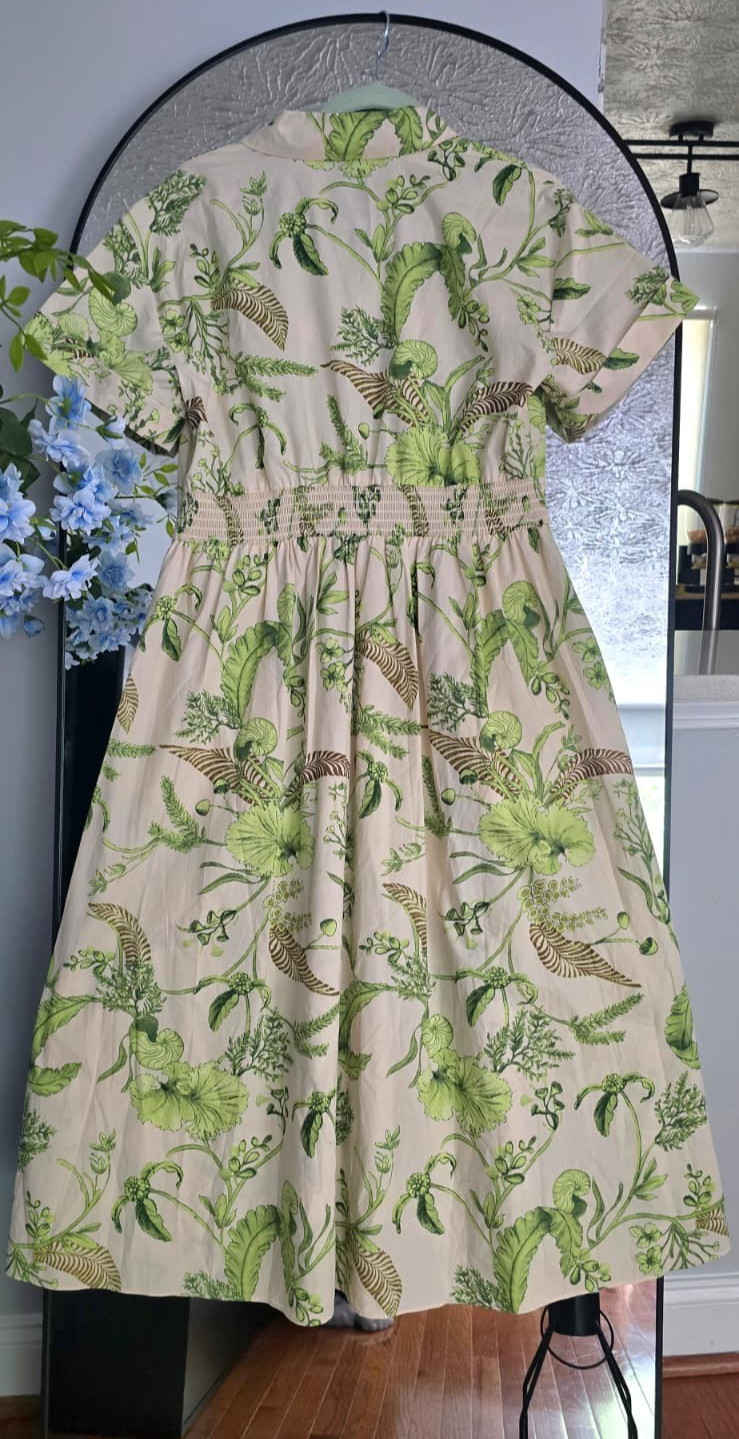 Talbots maxi summer dress (size 8/M) with pockets/elastic waist Brand new w/tags