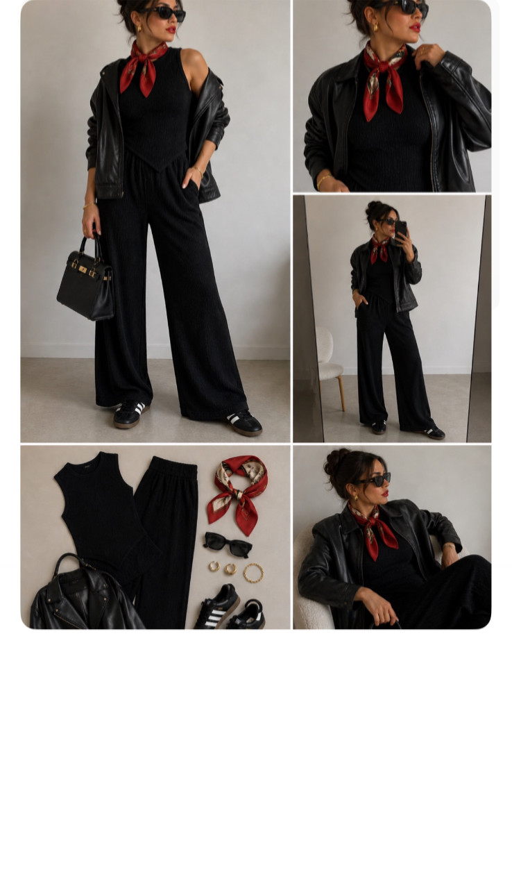 Ribbed Lounge Set Comfy but make it elevated  This ribbed set is perfect for d