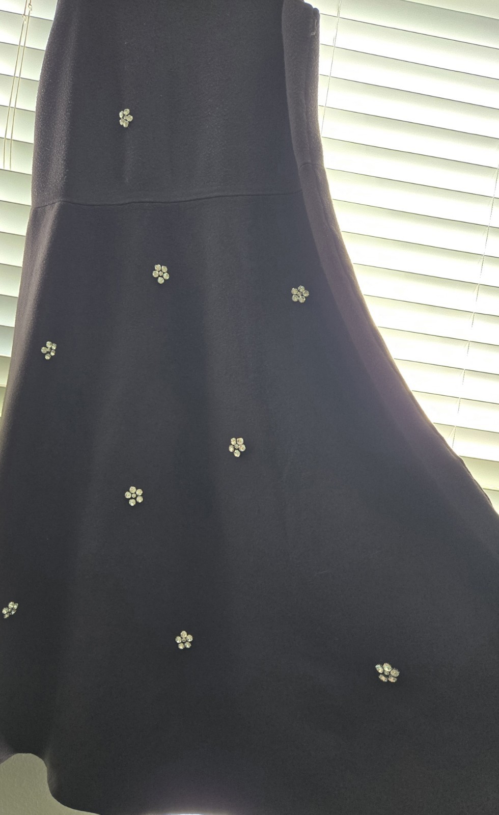 Free Assembly Rhinestone Embellished Sleeveless Gothic Midi Dress, Sz XL (16-18)
