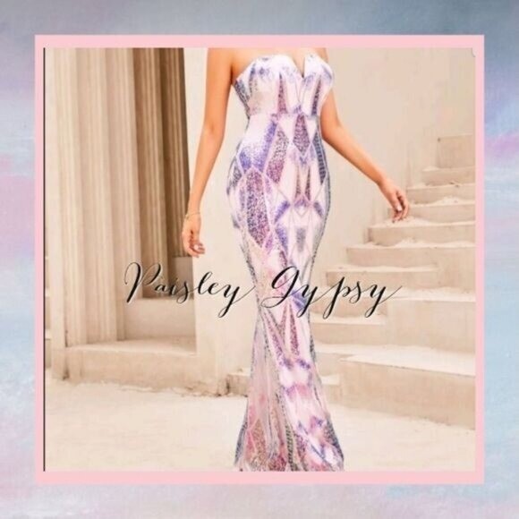 PREMIUM BRAND AND QUALITY RANDOM PRINT MERMAIDCORE TRENDING BLACK TIE MA…