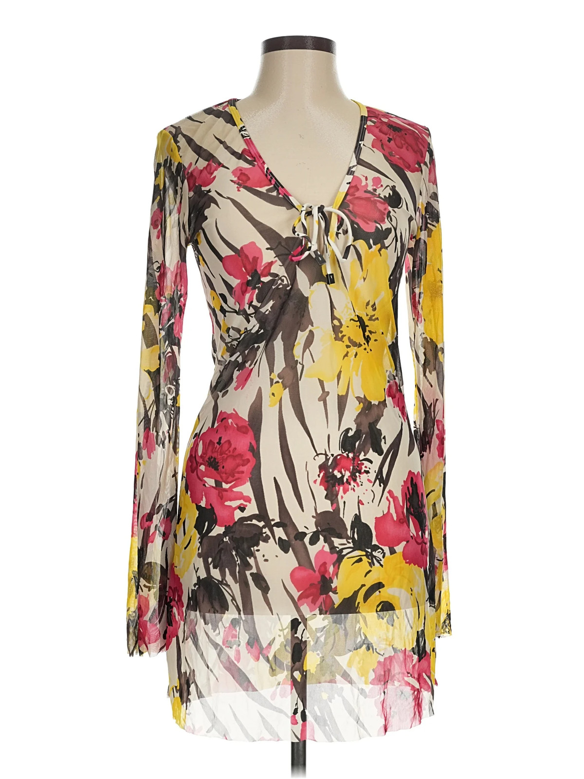 Be Creative Women Yellow Cocktail Dress M