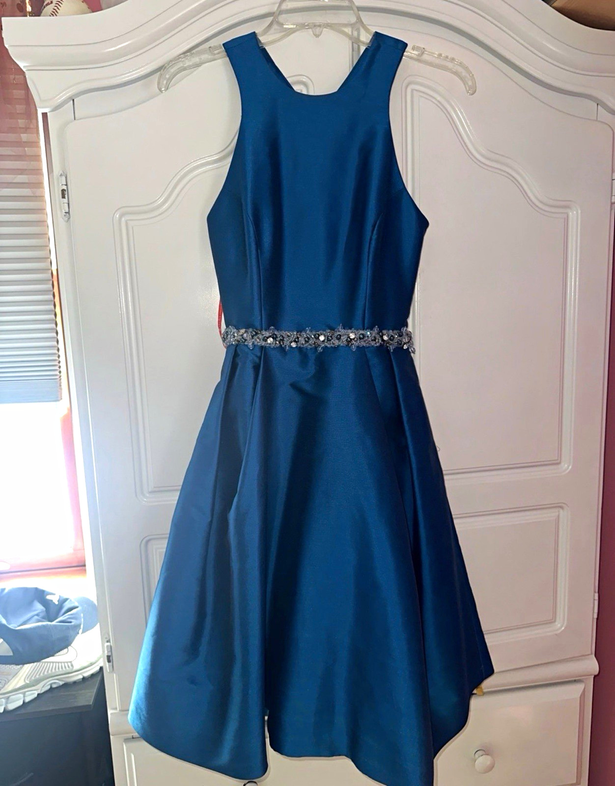 Monique Lhuillier Blue Cocktail Dress – Size 4 (Worn Once)