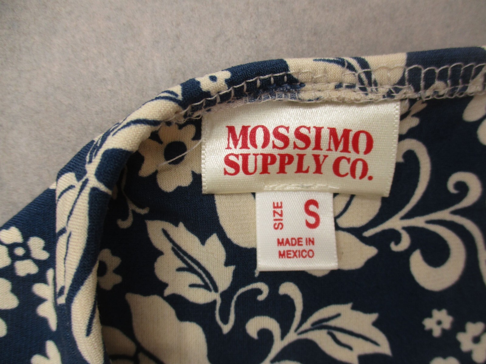 MOSSIMO Size S Womens Multicolor Floral Open Back Short Flowy Cami Sundress 471