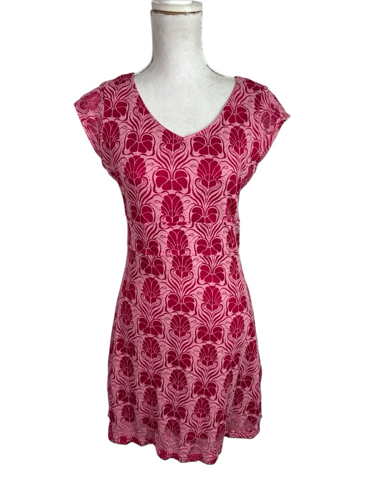 Merrell Women’s S Selectwick SS Active Dress Burnout Lined Pink EUC