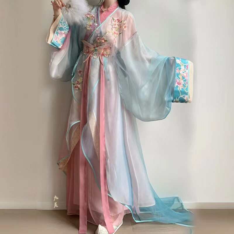 Women Hanfu Dress Ancient Chinese Traditional Hanfu Costume Cosplay Party Dress