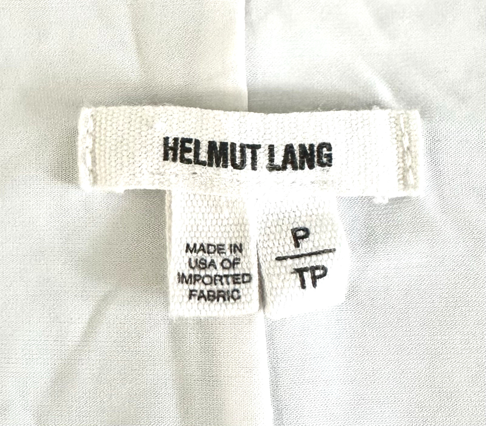 HELMUT LANG Size XS Sleeveless Maxi Dress Black w/ White Underlayer Made in USA