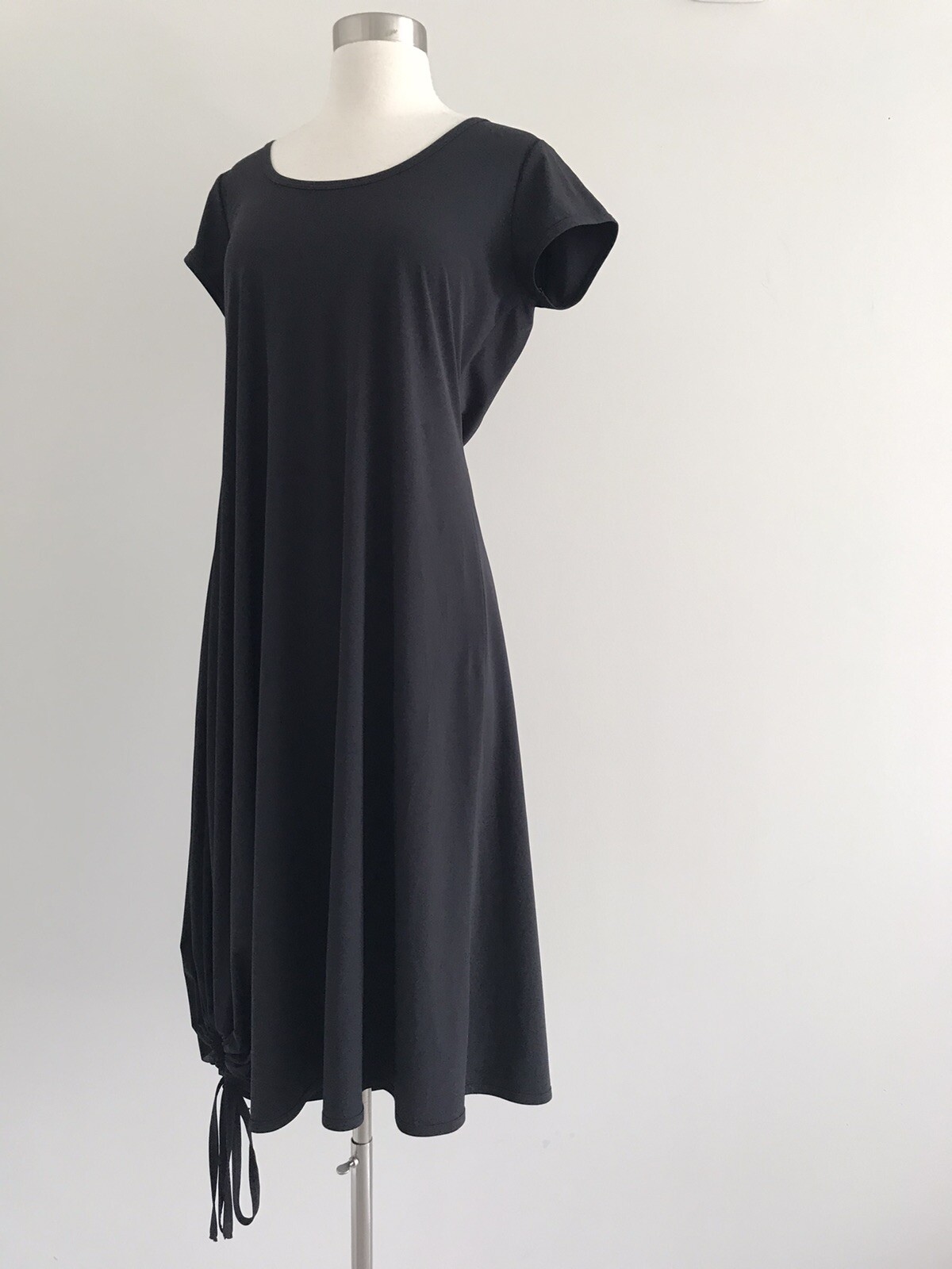 BABETTE POLYESTER POLYURETHANE STRETCH ELASTIC WAIST BACK DRESS SIZE XS