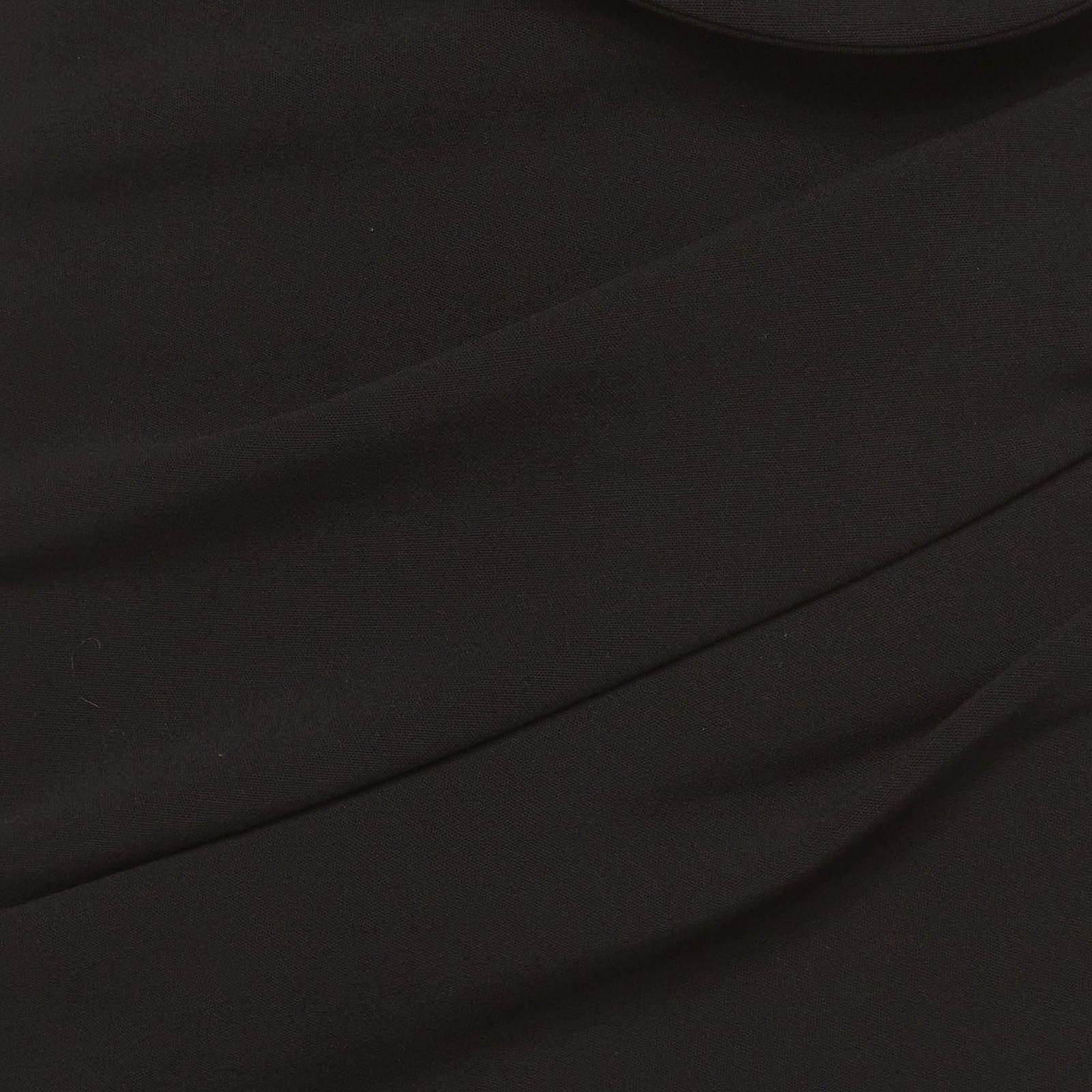 Magda Butrym Black Jersey Wrap Effect Ruched Mini Dress S