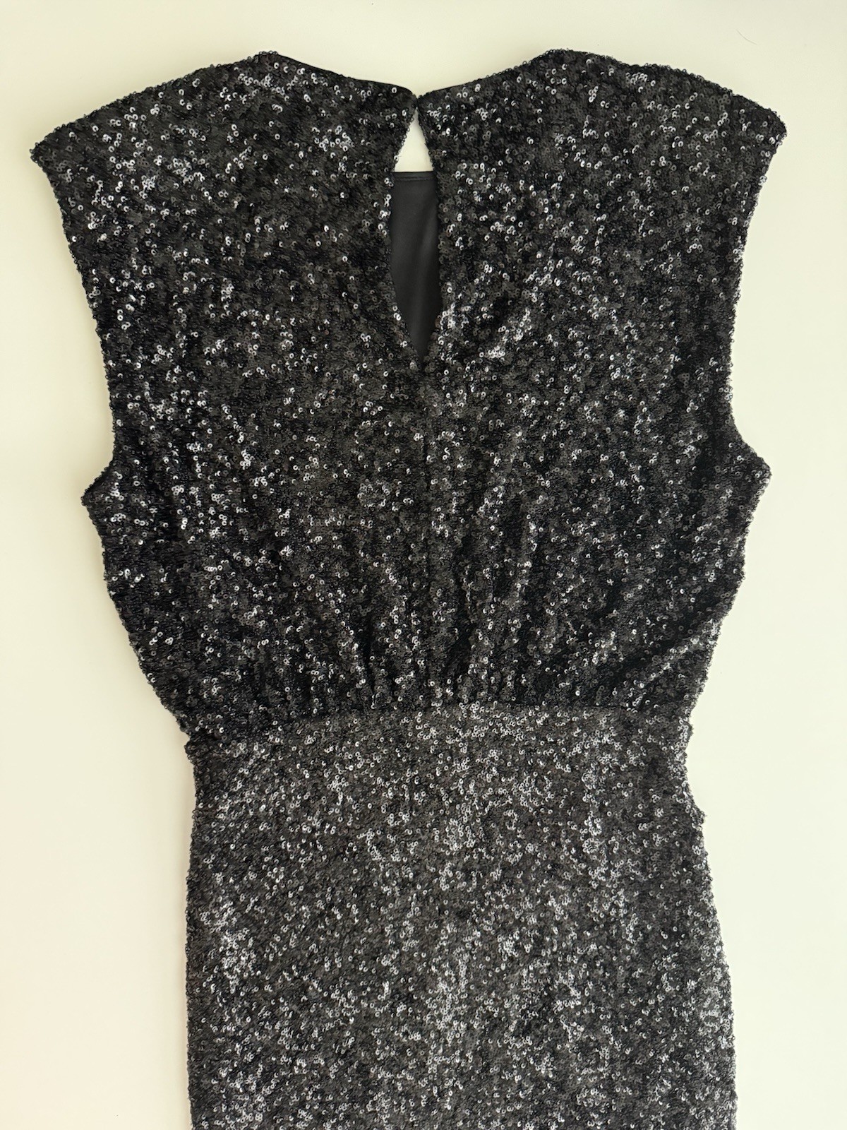 Express Black Sequin Party Dress Womens Small Glam Formal Gala Date Night Event