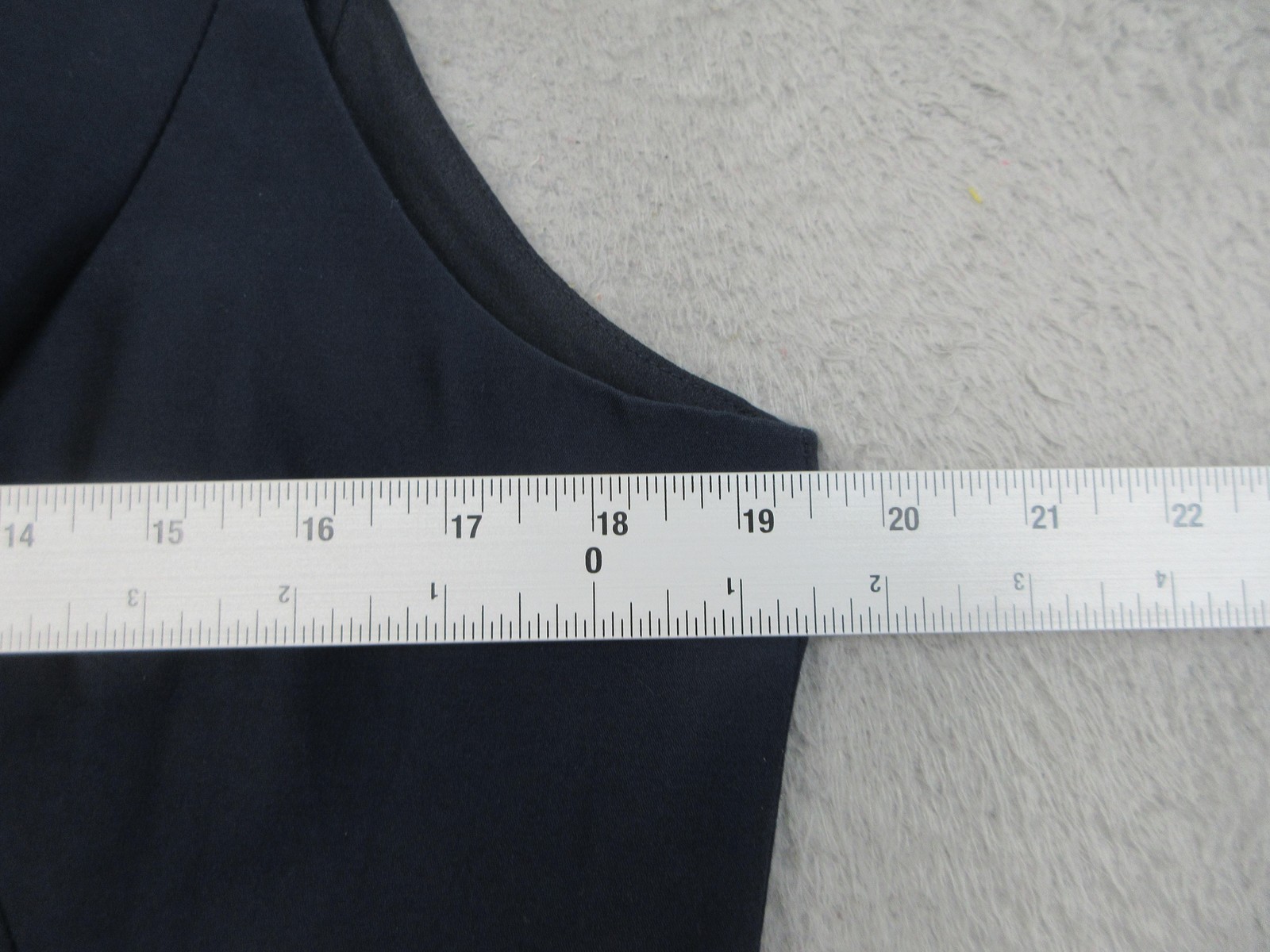 Halston Heritage Dress Womens 14 Blue Black Colorblock Fit & Flare Midi Evening