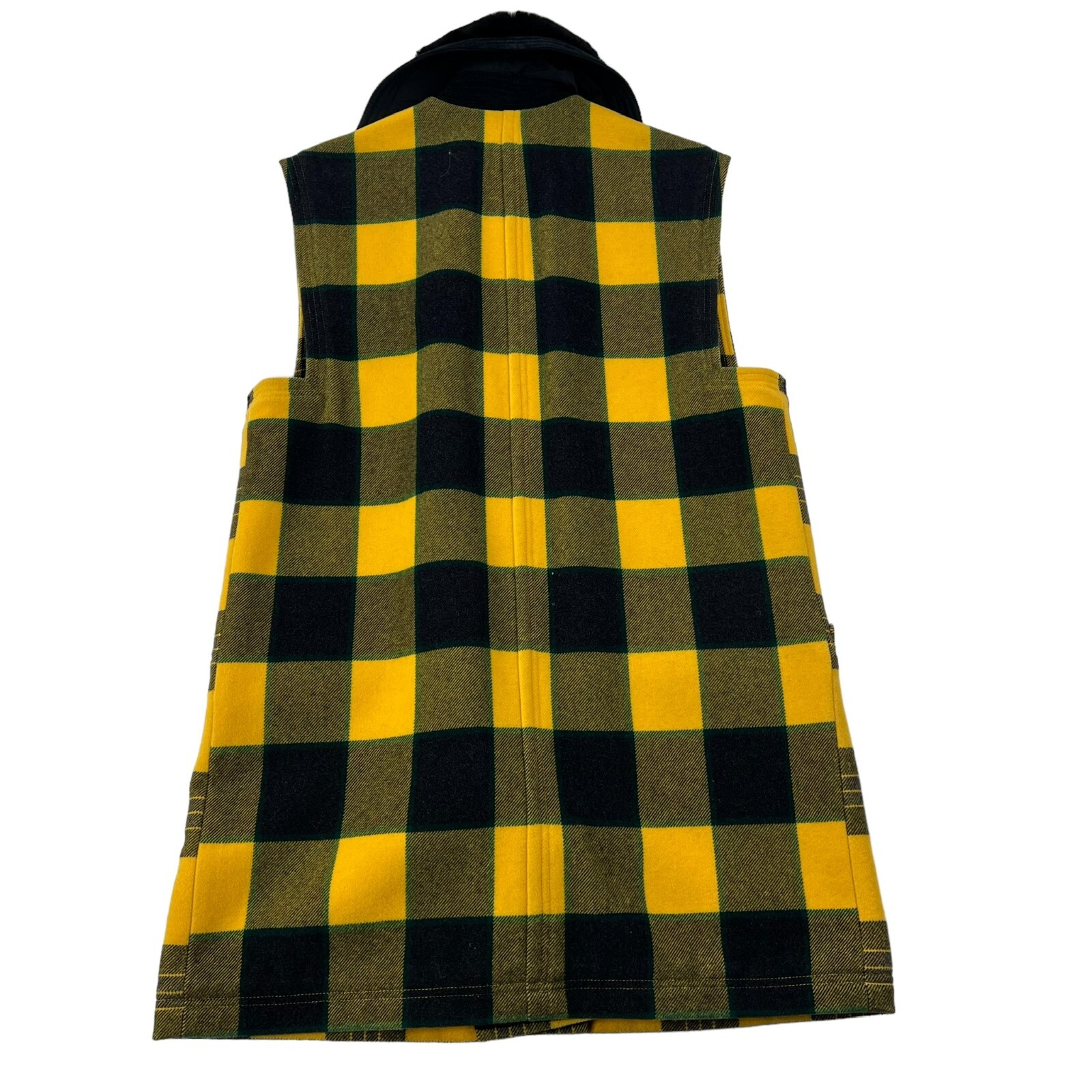 Gianni Versace Double Breasted Shift Dress Wool/Cashmere Tartan Plaid • 38 Italy