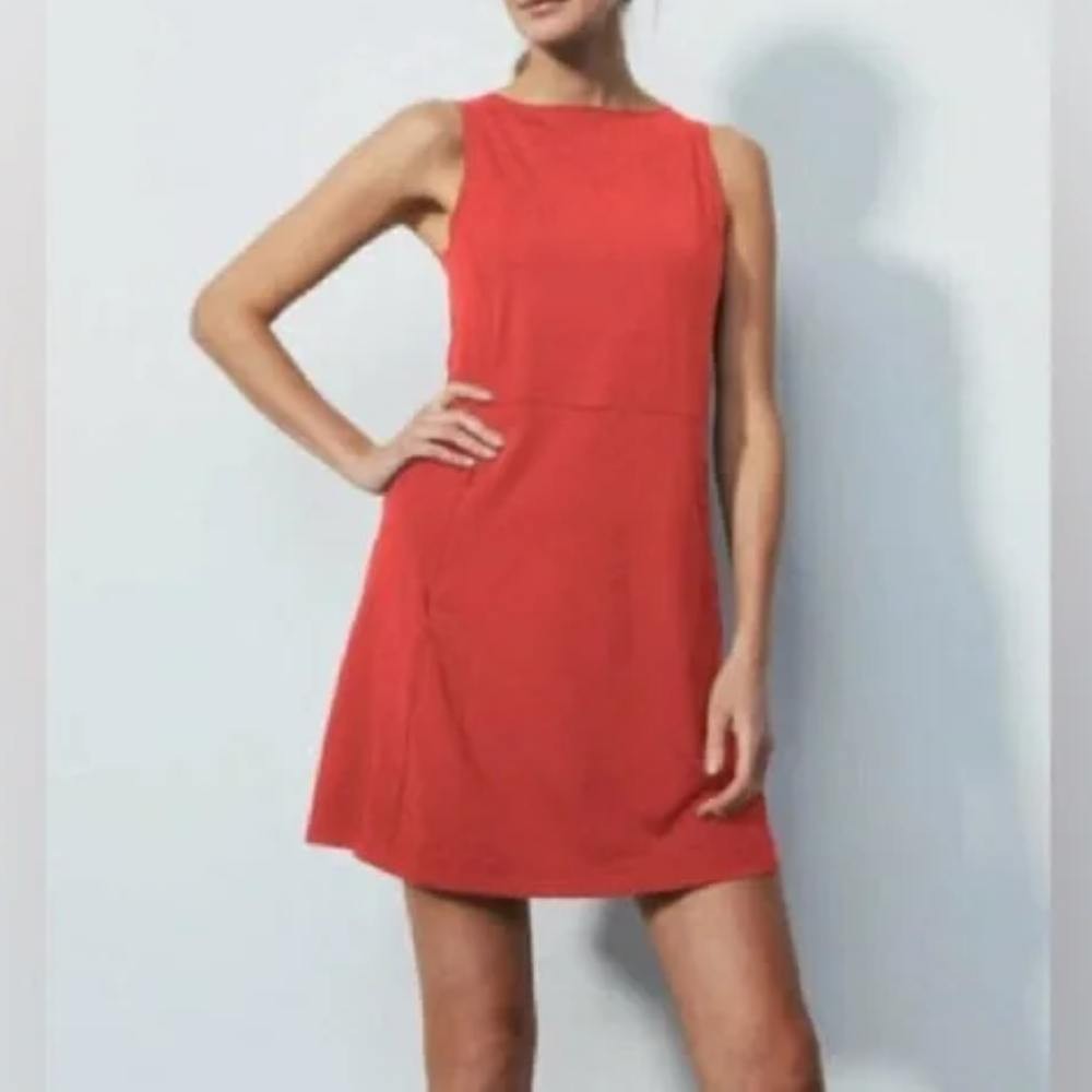 Daily Sports Savona Sleeveless Dress red golf tennis active breathable stretch S