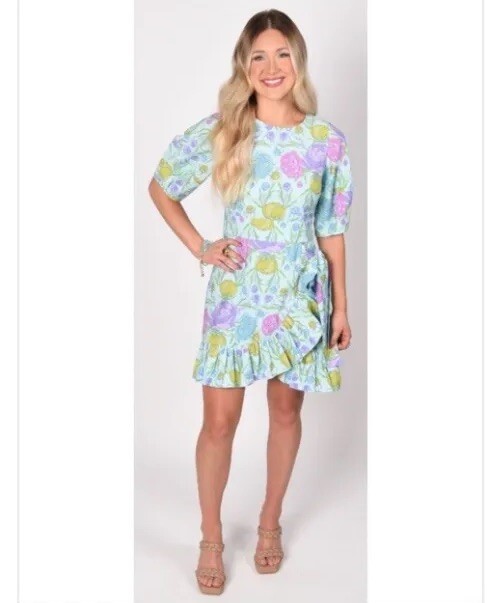 Emily McCarthy Lola Dress, Peony Party $278.00 Size S