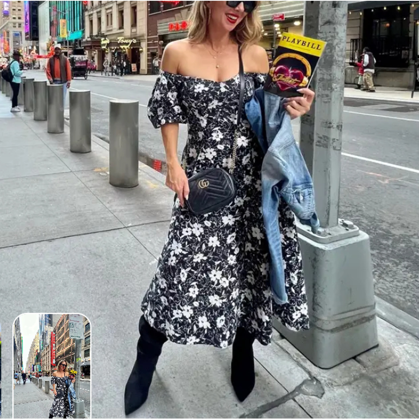 Ralph Lauren Black Floral Corset Midi Dress SIZE 8 Vacation Linen Designer $600