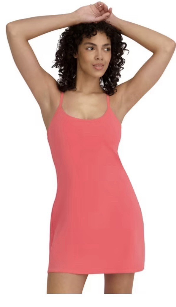 Outdoor Voices Women’s Lightweight Slim Fit Scoop Neck Exercise Mini Dress Sz S