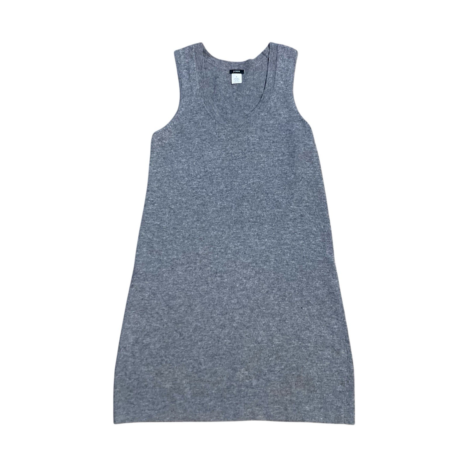 J. Crew Women’s Size M Wool Cashmere Blend Sleeveless Dress Gray