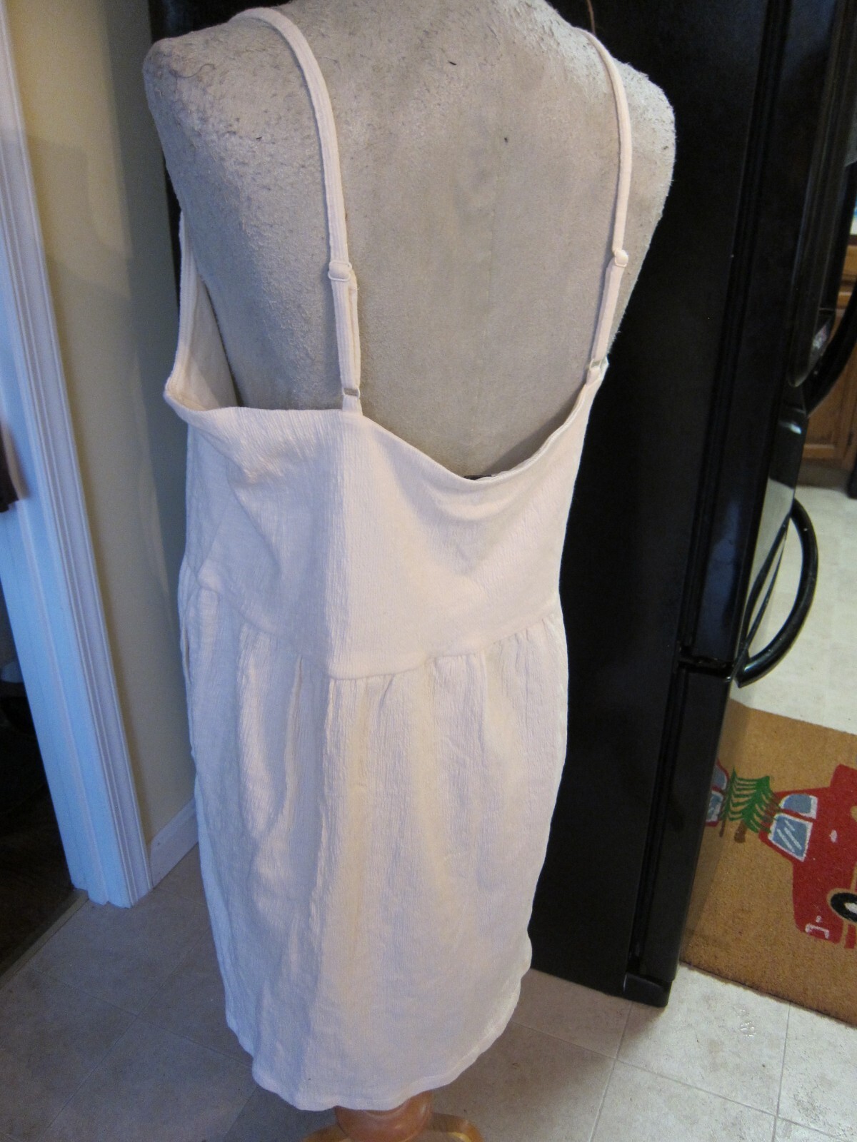 new RICHER POORER CLOUDWEAVE MINI DRESS BONE SZ XL