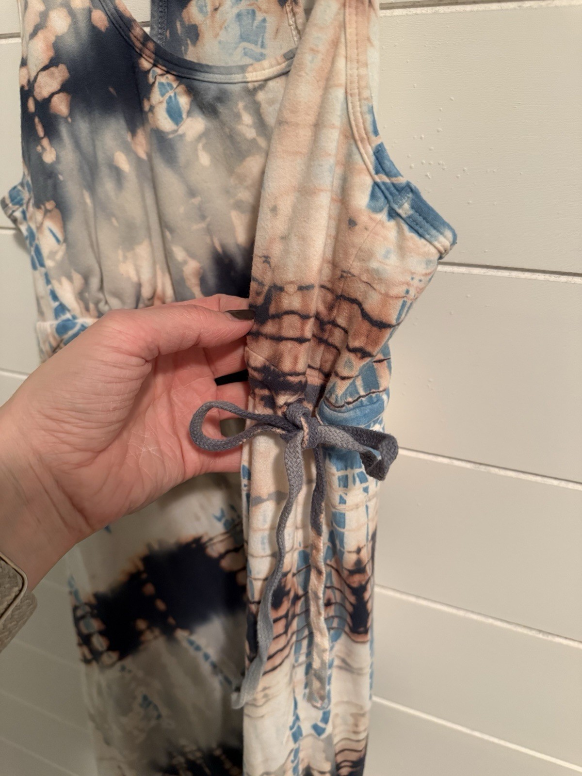 Hard Tail 2000’s Tie-Dye Razorback Maxi Dress Size Medium