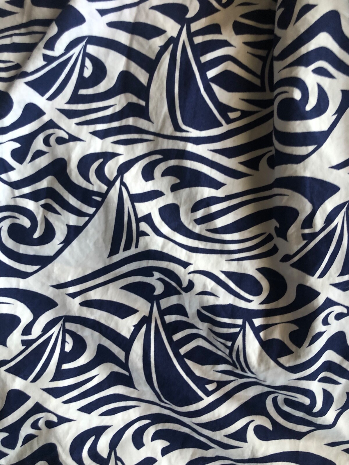 VINEYARD VINES TARGET Dress M Cotton NOVELTY BOAT Print RUFFLE Stripe GROSGRAIN