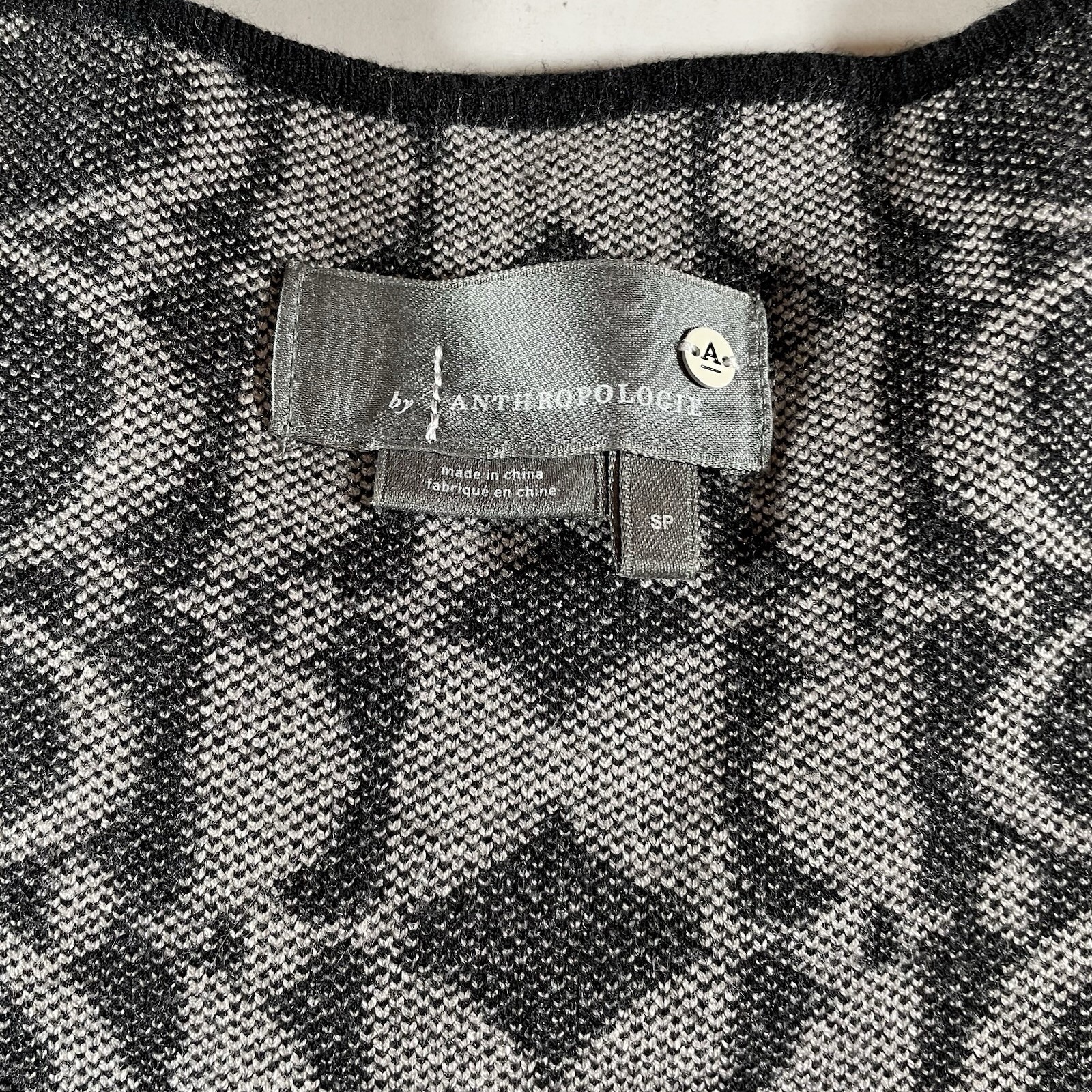 Anthropologie Jacquard Art Deco Mini Dress Small Twee Retro Mod