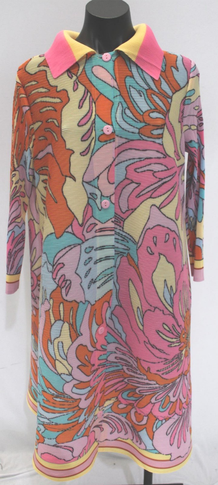Kelly Obi New York Women’s Button Front Printed Dress NC3 Multi See Description