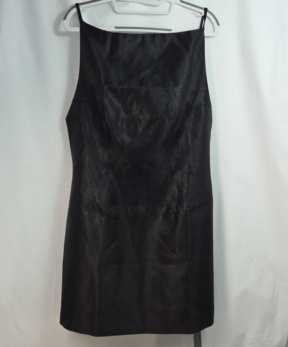 Nadia Fraca Black Sleeveless Dress XL