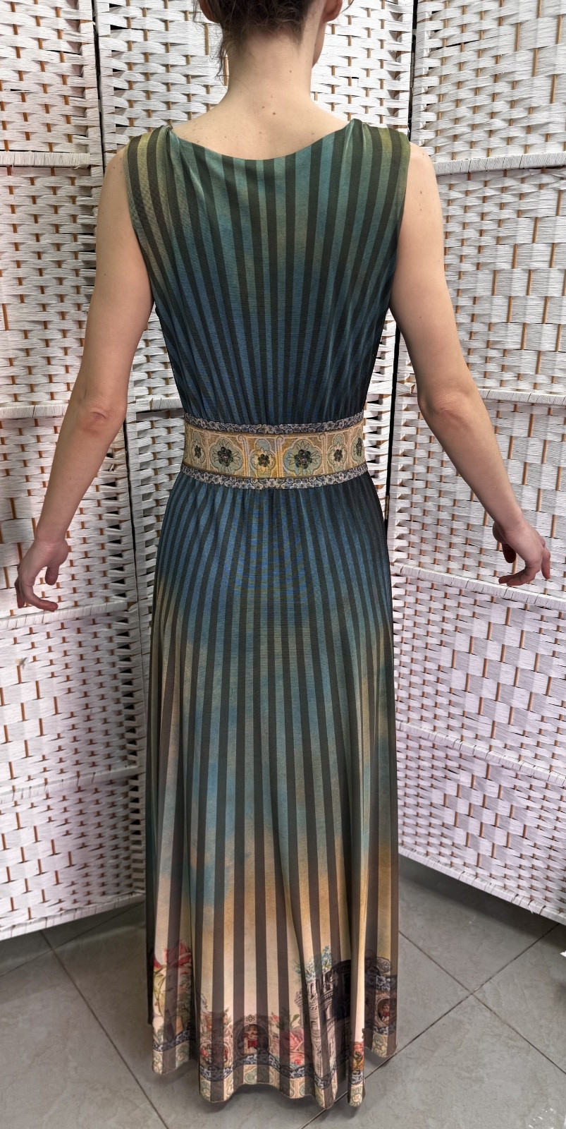 Michal Negrin Elegant Full length Floral Dress Size – M – NWT #9#