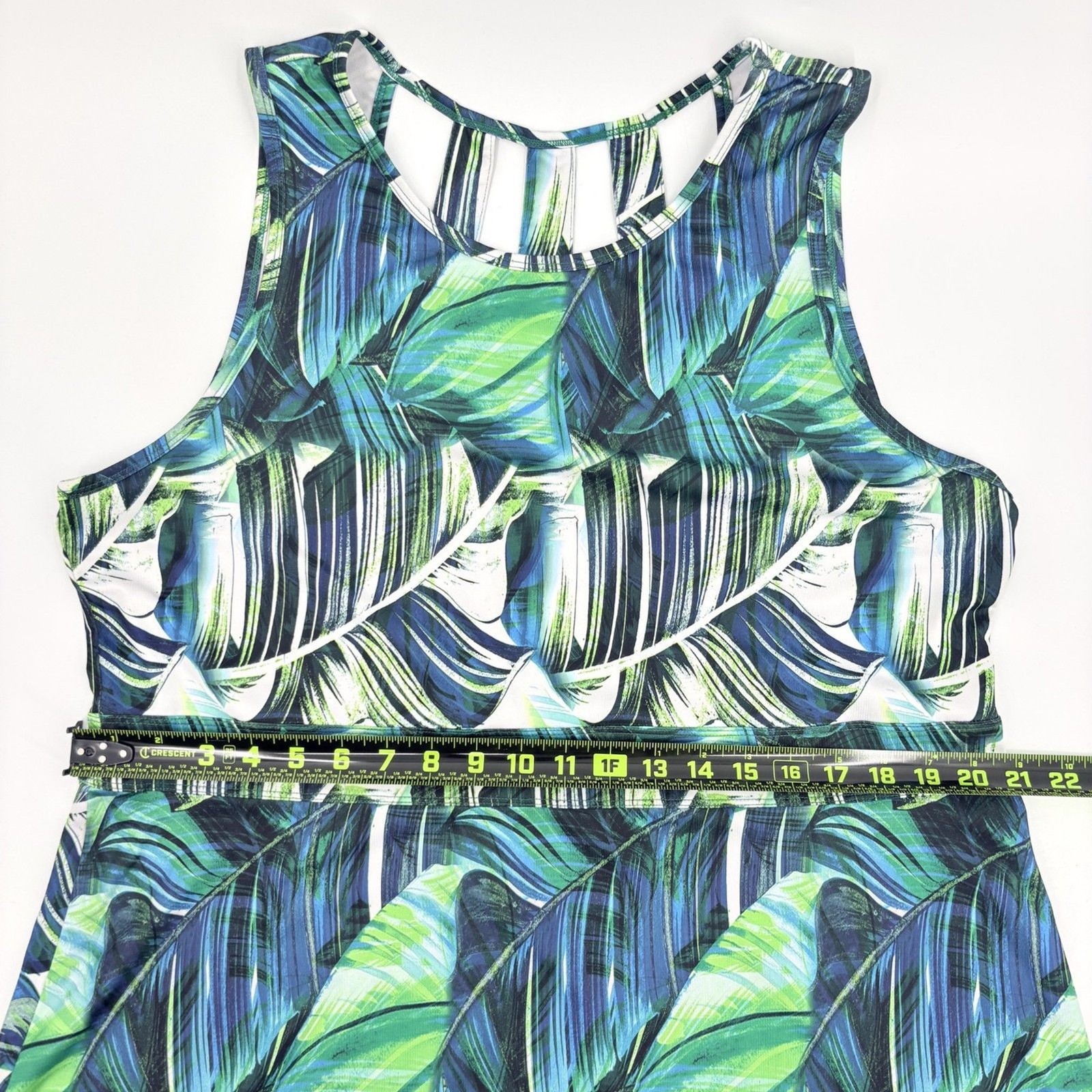 Reel Legends Keep It Cool Palm Athletic Dress XL Exercise Workout Performance