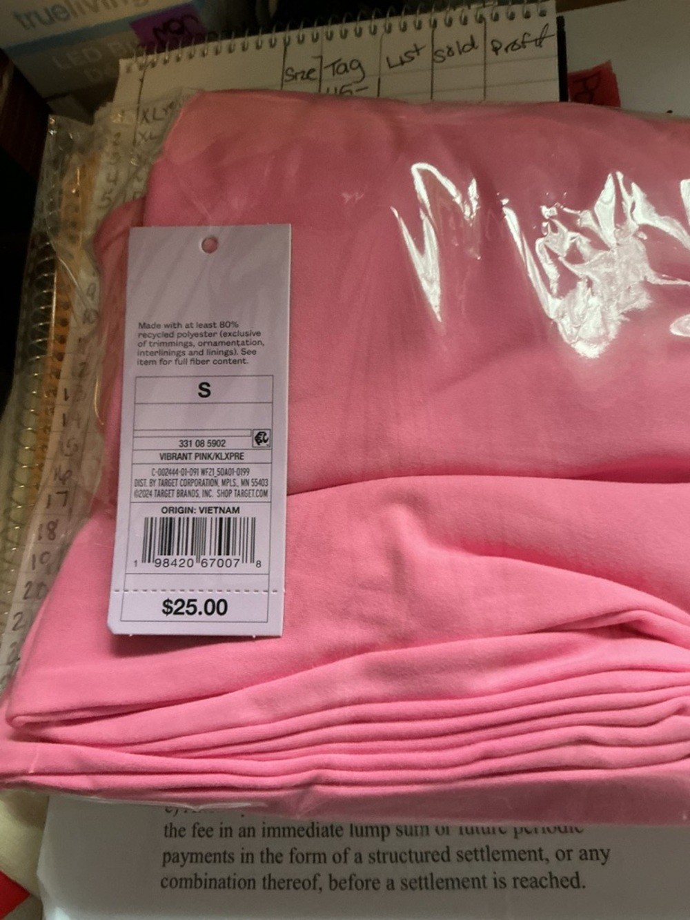 Wild Fable Hot Pink Tie Front Cutout Midi Dress NWT Small
