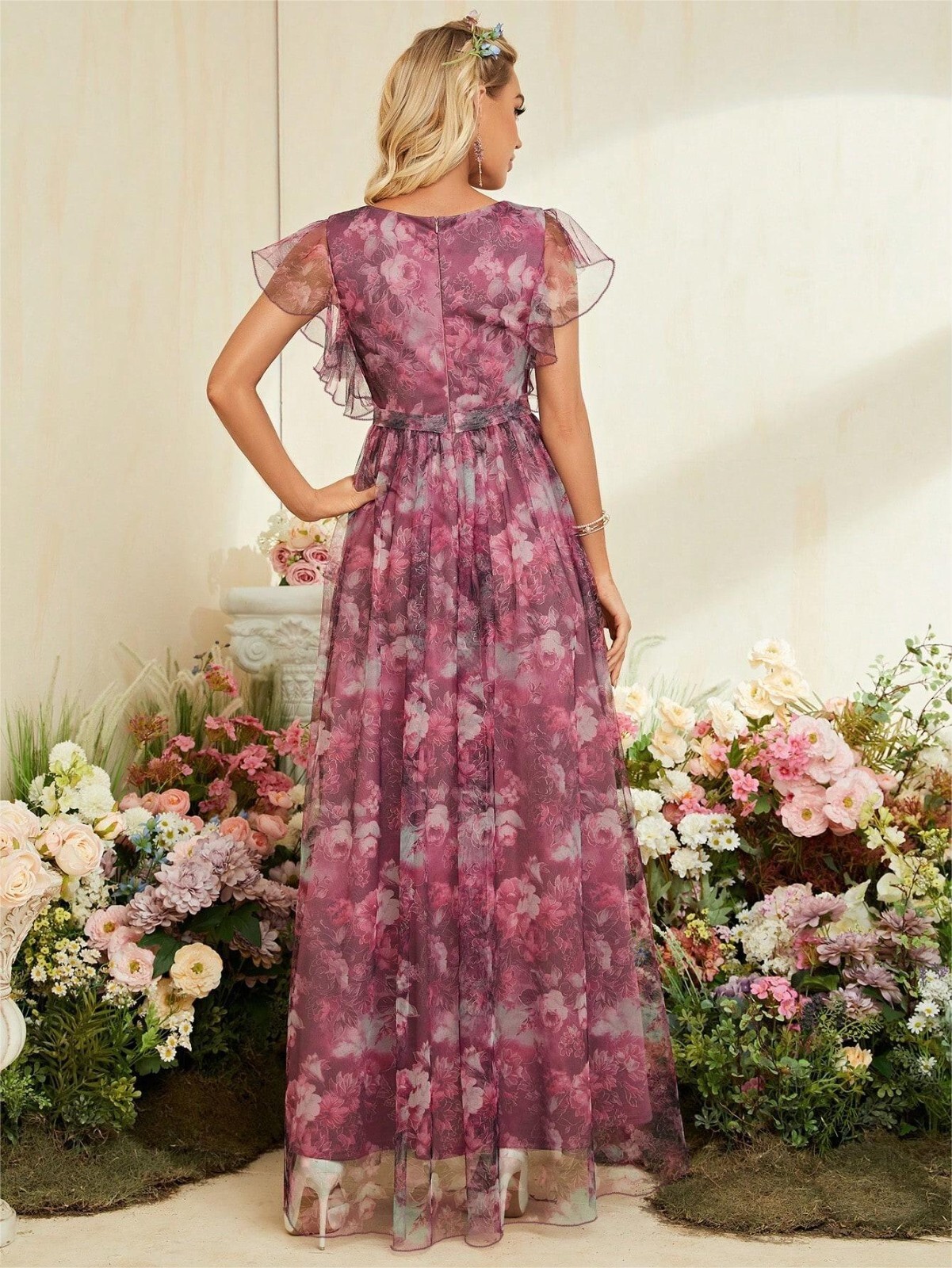 Cocktail Dresses Size 6 8 10 12 for Women Evening Party Wedding Guest Floral New