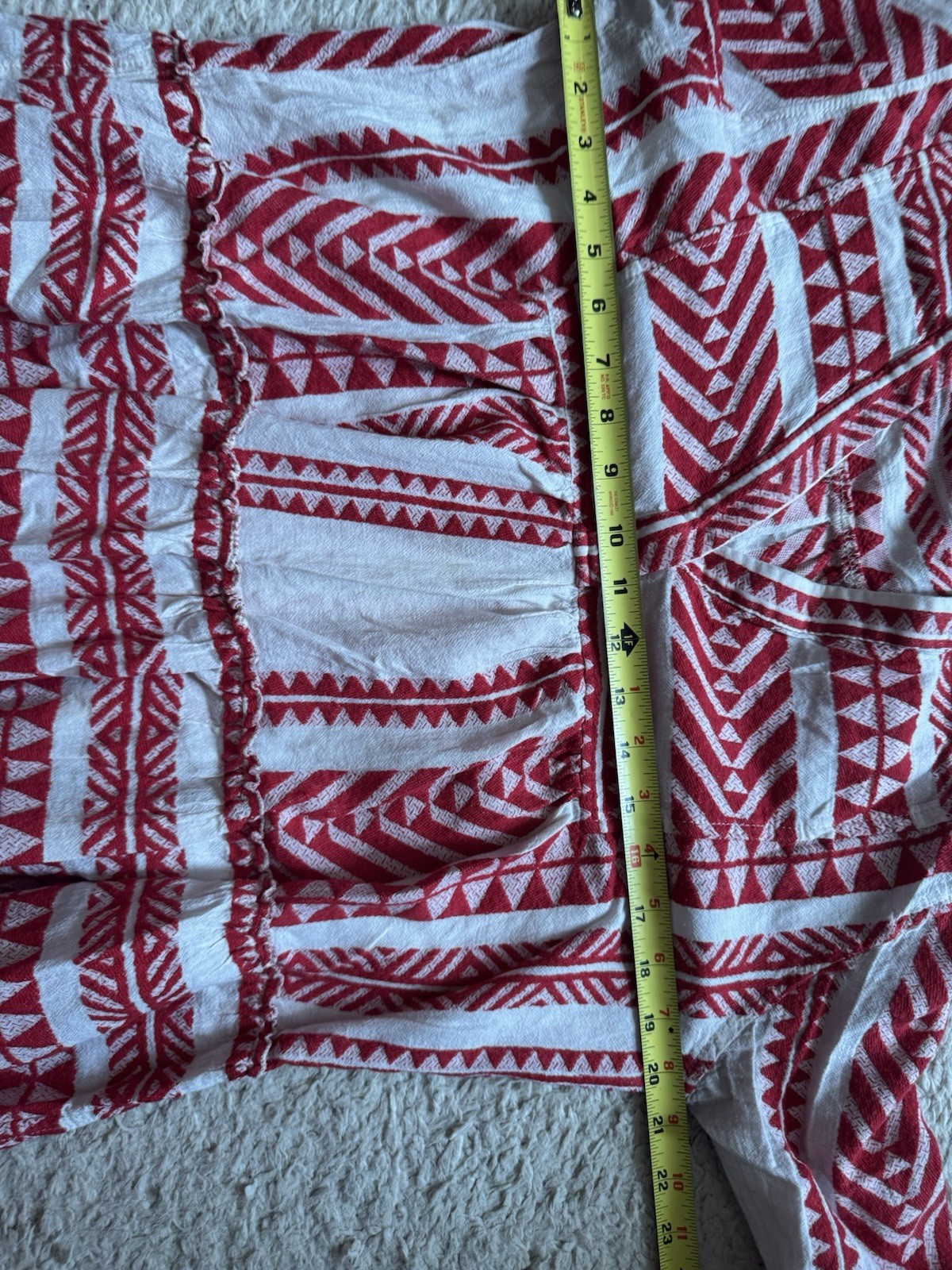Devotion Twins Ella Tiered Boho Tunic Dress Flare Sz Small Women’s