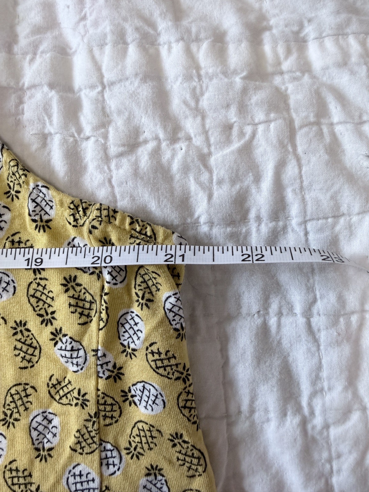 Ann Taylor Loft Fit n Flare Swing Dress XL Yellow Pineapple Fruit Beachy Flowly