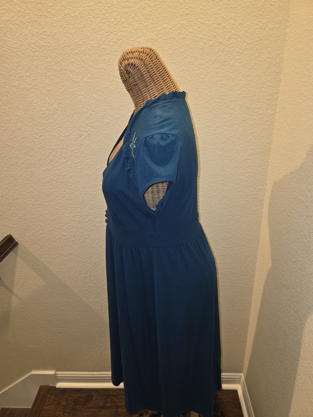 Rock Steady Pretty Retro Glam Dress–Large(see pics for measurements)
