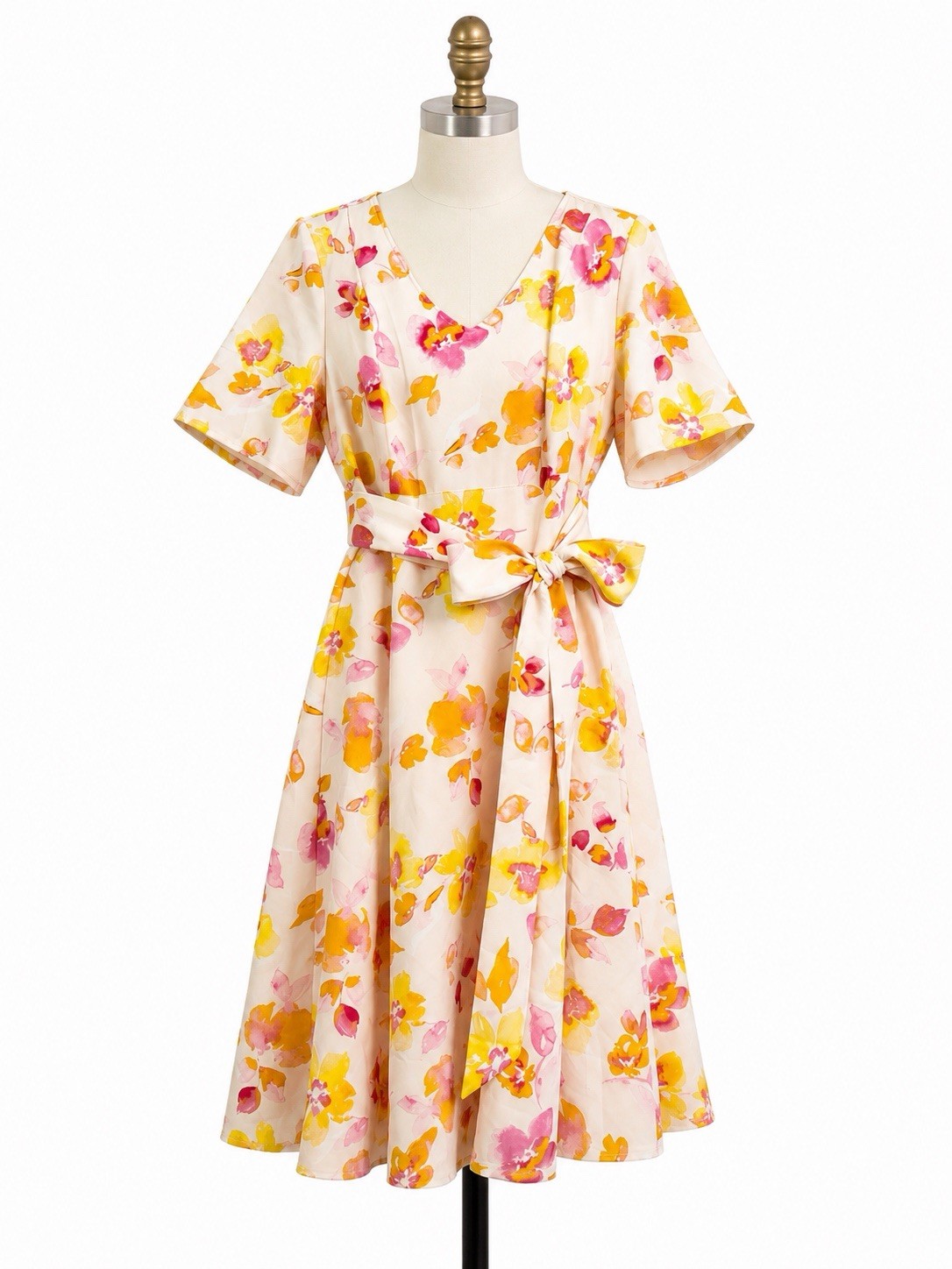 Lane Bryant Multi Floral/Garden Party/Wedding Guest/Blush Pink/NWT/SZ 16