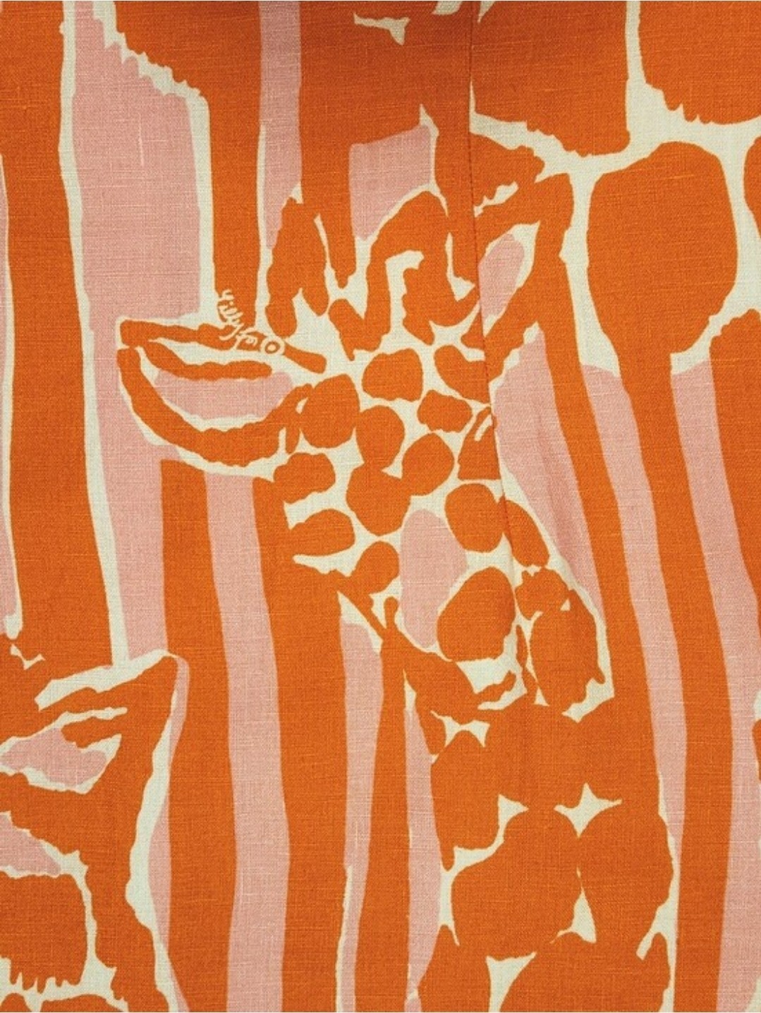 🆕️ 🦒SIZE 14 Lilly Pulitzer X Target🦒 – “Giraffeeey” Orange/White Linen Dress