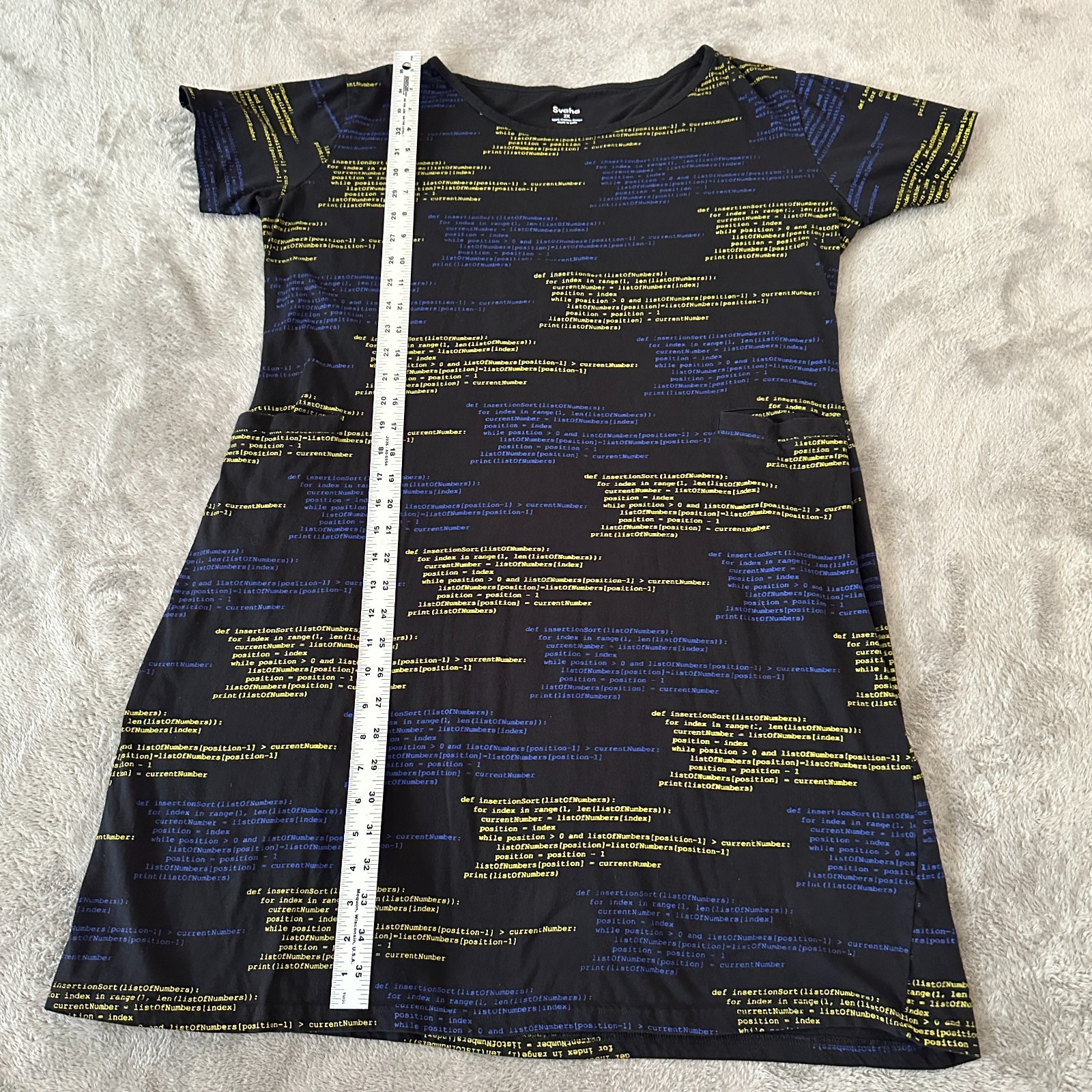 Svaha Dress Womens 2X Computer Coding STEM Tech Math Engineer Teacher Geek