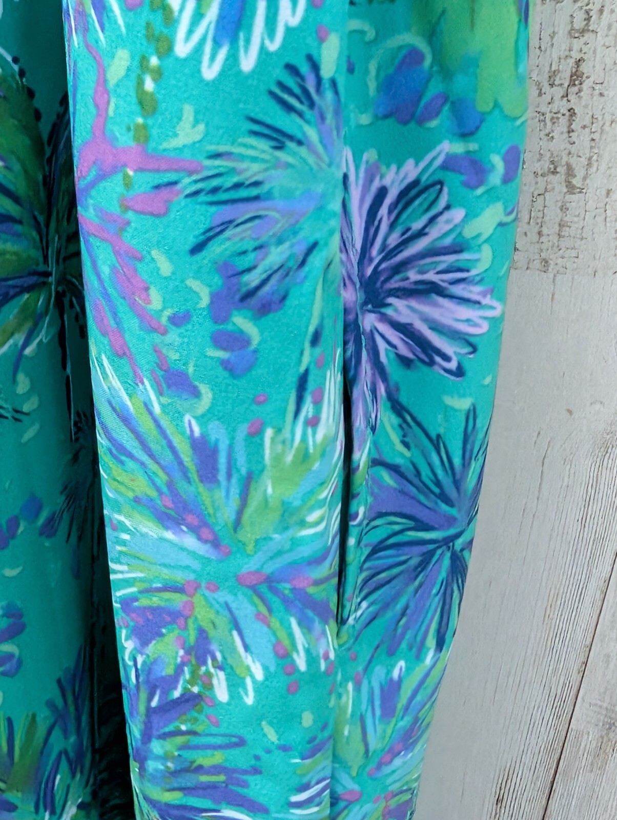 Reel Legends Performance Dress Large Tropical Floral Beach Outdoor Resort Cruise
