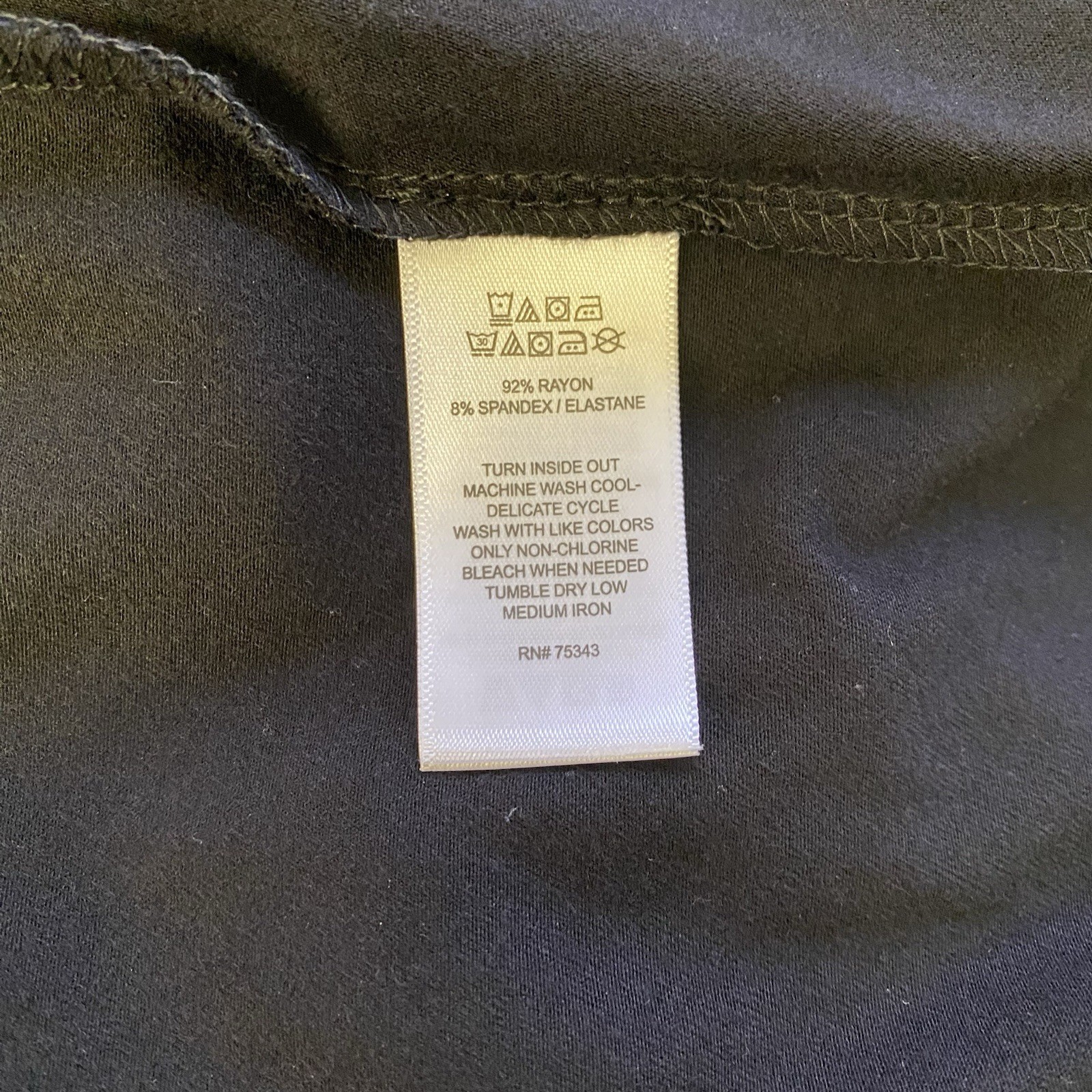 Adrienne Vittadini Dress Womens Small Sleeveless Black Stretch Comfort