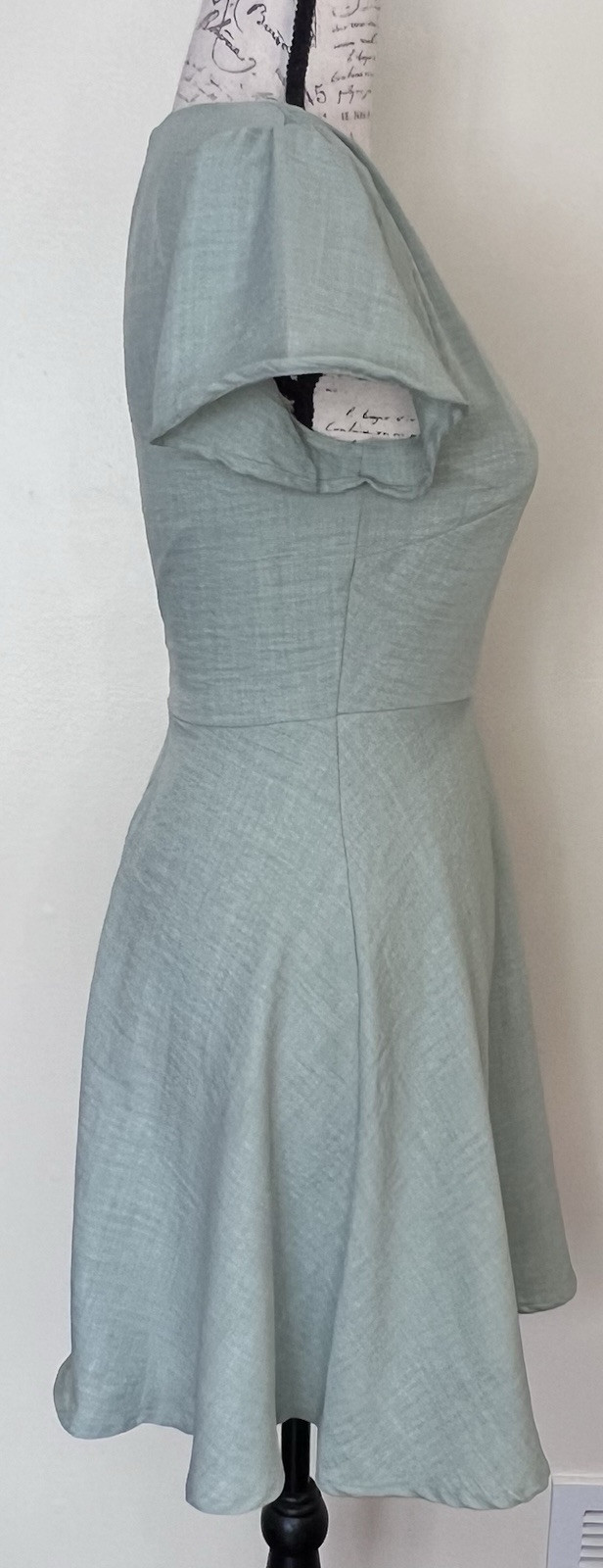 Altered State Linen Lined Mint Green Spring A Line Dress Women’s Small
