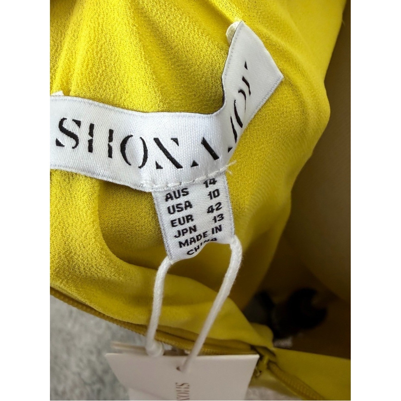 Shona Joy NWT Size 10 Sofia High Cowl Neck Open Back Maxi Dress Gown in Lime
