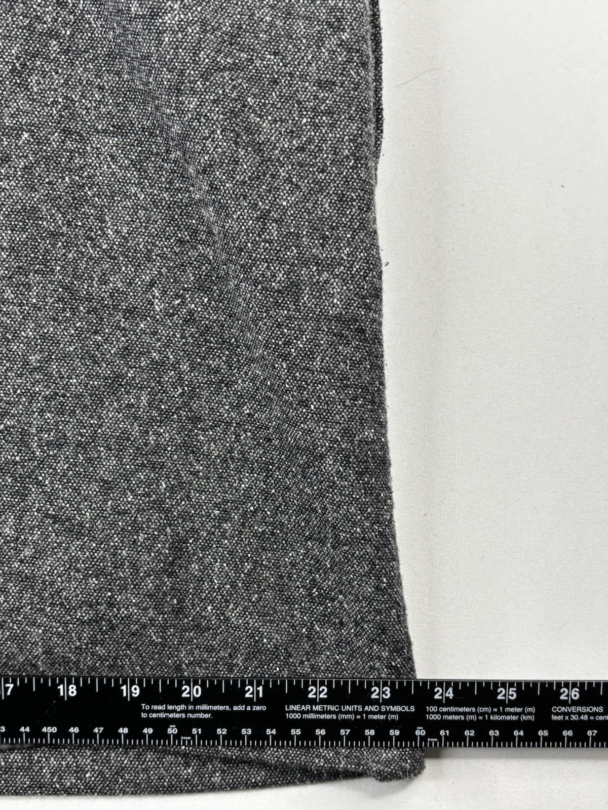 Ann Taylor LOFT Gray Wool Blend Sweater Dress Womens Size 12 Ruffle Collar