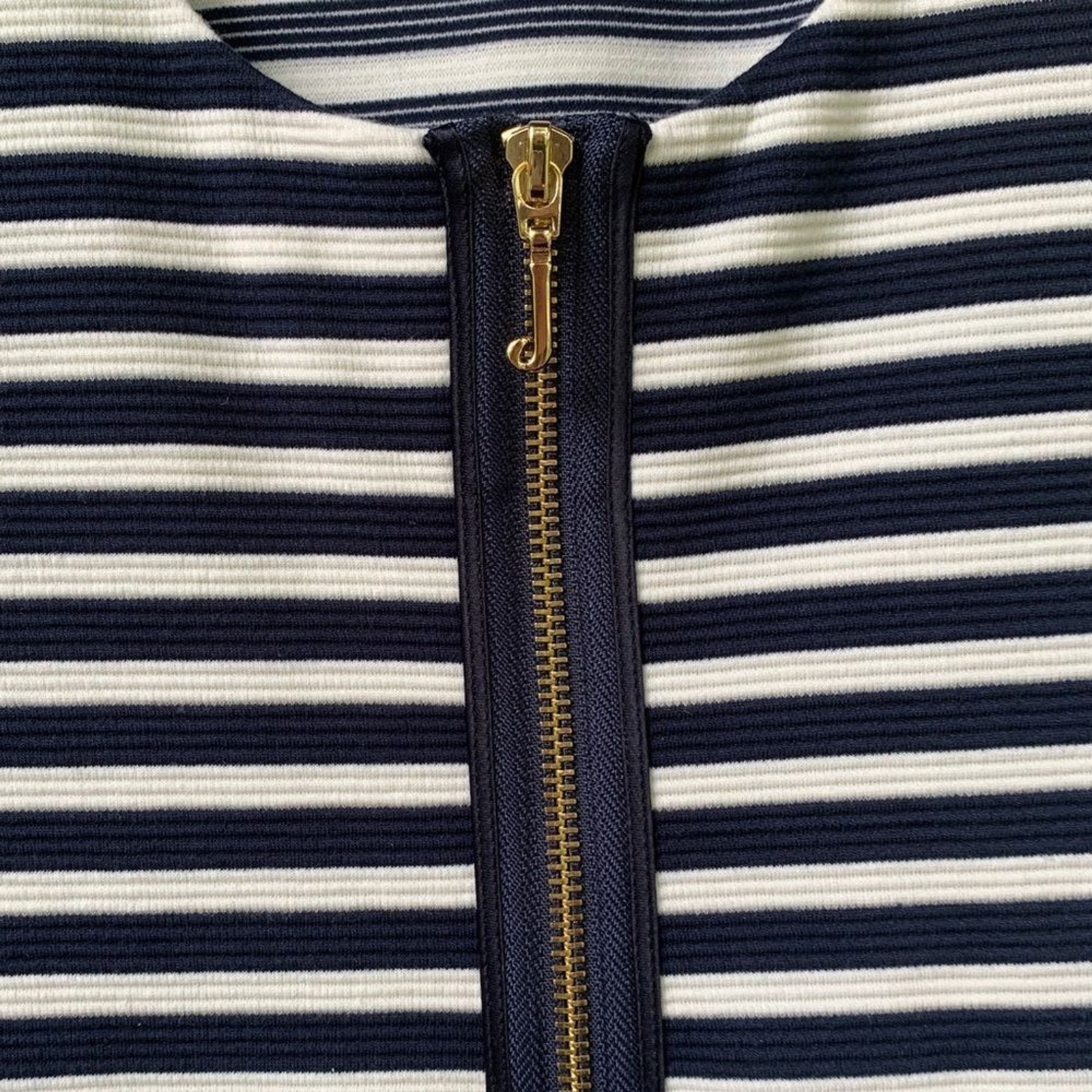 Juicy Couture Avery Stripe Ponte Bodycon Mini Dress XS Coastal Nautical Preppy