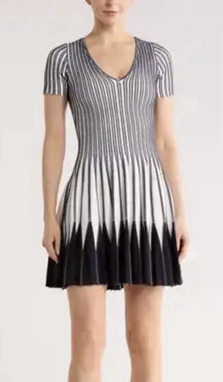 Simkai Blue And White Dress